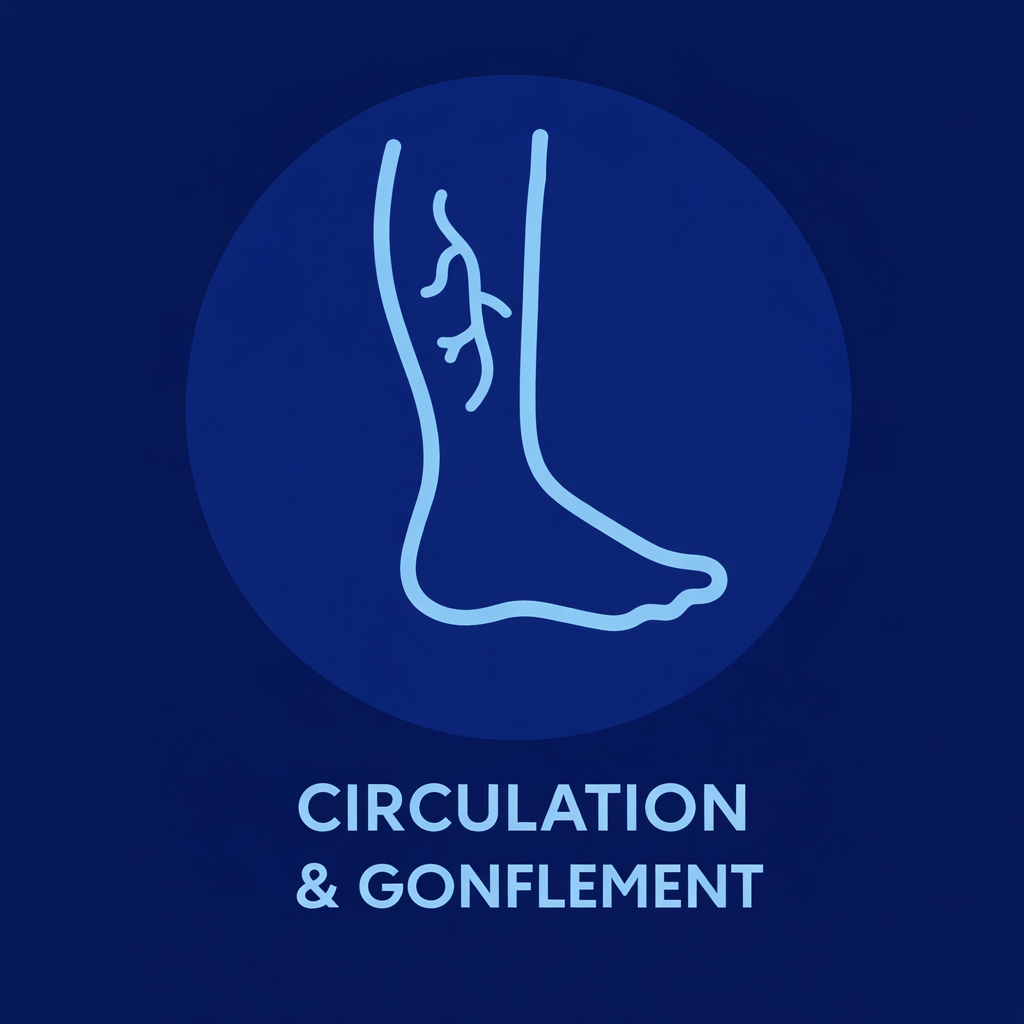 Circulation et gonflement